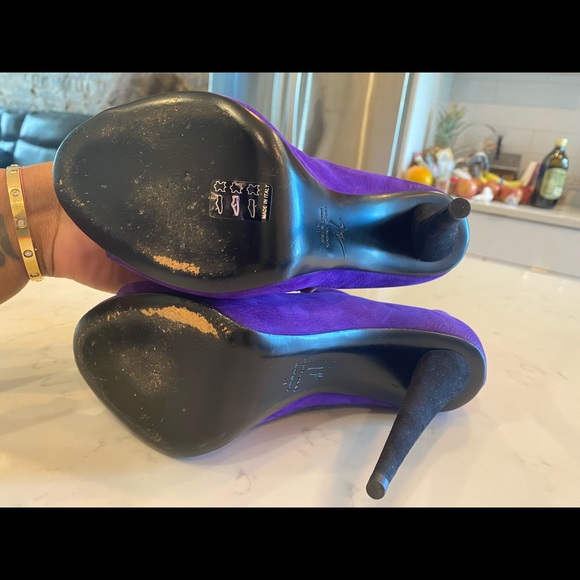 Giuseppe Zanotti Purple Booties EU 41 - Picture 4 of 7